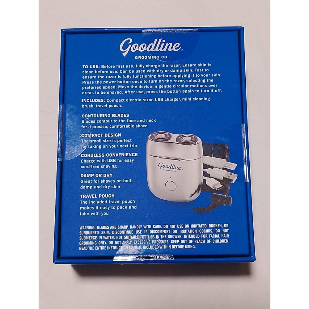 Goodline Compact Cordless Electric Razor - Picture 2 of 6